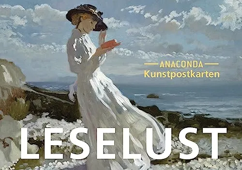 Postkarten-Set Leselust: 18 Kunstpostkarten aus hochwertigem Karton. ca. 0,28€ pro Karte (Anaconda Postkarten, Band 3)