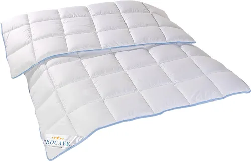 PROCAVE TopCool Ganzjahres-Bettdecke 100x135 cm - Bettdecken für das ganze Jahr, atmungsaktiv und kochfest - ideal für erholsamen Schlaf ohne Schwitzen.