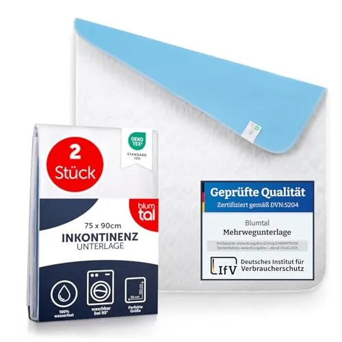 Blumtal® Inkontinenzunterlage waschbar 75x90 cm von Blumtal