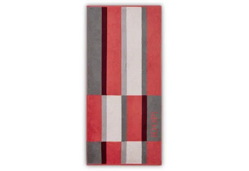 JOOP! Handtuch Shades Checked Coral 1688 in rot von JOOP!