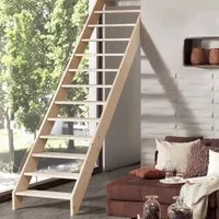 Treppen Intercon Holztreppe Casablanca – Raumspartreppe aus massivem Fichtenholz - Die Intercon Holztreppe Casablanca verbindet Funktionalität und Stil. Mit einer Treppenbreite von 60 cm und einfacher Montage bietet sie hohen Laufkomfort und eine robuste Bauweise für jede Wohnsituation.