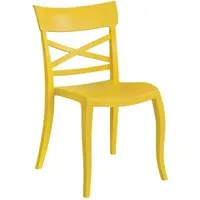 Papatya Stuhl XSera-S Kanariegelb 68 in gelb von PAPATYA