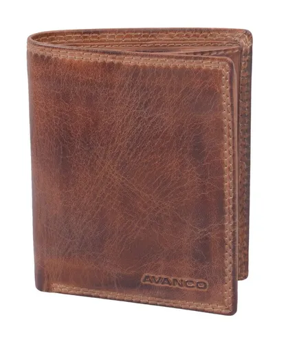 GlücksNugget Leder Geldbörse braun im Hochformat – Praktische Kombibörse mit Kartenfächern - Die GlücksNugget Geldbörse aus Leder im Hochformat bietet Platz für Karten und Bargeld. Stilvoll und funktional, ideal für den täglichen Gebrauch.