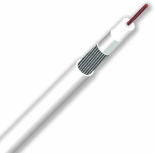 Electraline Koaxialkabel 1x6,4mm2 25m weiß - 18017