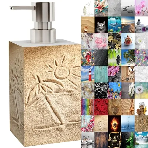 Seifen- & Lotionsspender Beige von Sanilo