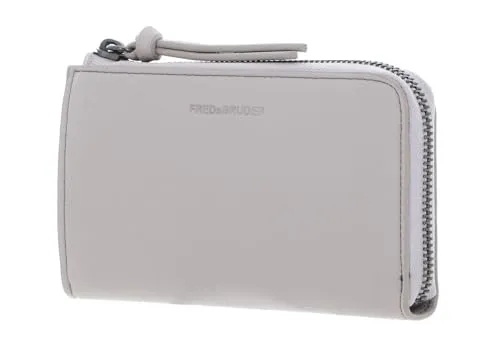 FREDsBRUDER Bestie Midi Half-Zip Wallet Stone - Damen-Geldbörse mit zeitloser Optik und hervorragender Funktionalität. Perfekt für den Alltag, Maße: 16 x 9 x 2 cm.