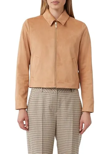 comma casual identity Jackenblazer braun 36 EU - Funktionsjacke in elegantem Braun, aus pflegeleichtem Material, das Komfort und Stil vereint – ideal für den Alltag und besondere Anlässe.