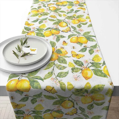 Tischläufer FRESH LEMONS 40x150cm by Ambiente | Zitronen in gelb von Ambiente