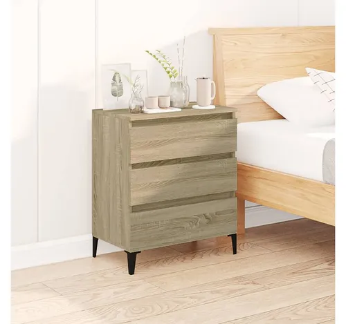 furnicato Sideboard Sonoma-Eiche 60x35x70 cm