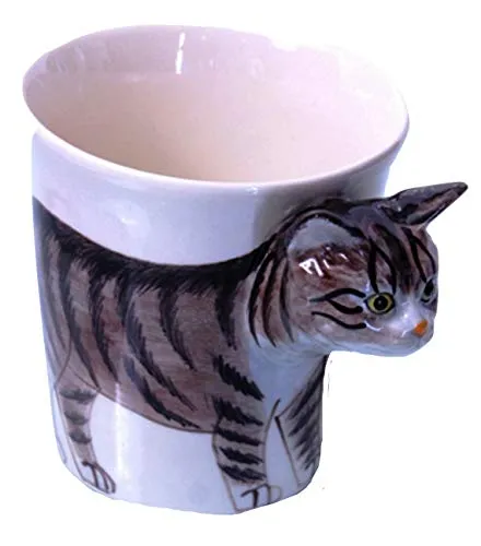 Tier/Katzen-Tasse Katze 3d Becher/Tasse mit Katzen-motiv Tasse Geschenk/Deko Keramik