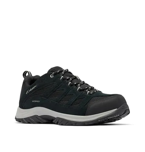 Columbia Crestwood Waterproof Wanderschuh für Herren - Wasserdichter Wanderschuh mit robustem Wildleder-Obermaterial, ideal für Outdoor-Abenteuer und Reisen. Die Techlite Mittelsohle sorgt für Komfort, während die Omni-Grip Sohle sicheren Halt bietet.