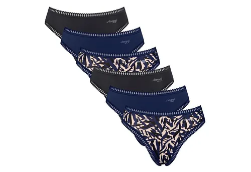 sloggi Slip Damen Slip 6er Pack Baumwolle (Packung, 6er Pack)