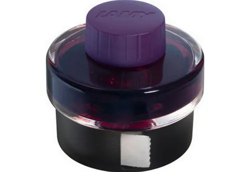 LAMY LAMY T52 Tinte dark lilac lila 50ml Tintenglas mit Tintensammelbecken Tintenglas