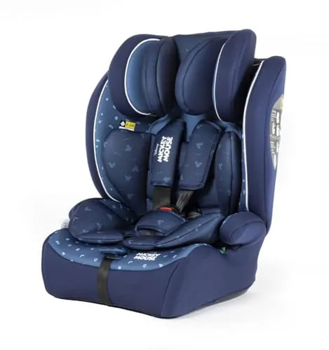 Tataway Mickey Mouse I-SIZE R129 Auto-Rücksitz. Kindersicherheitsheber mit einer Höhe von 76 bis 150 cm. Verstellbare Kopfstütze und zusätzliche Polsterung.