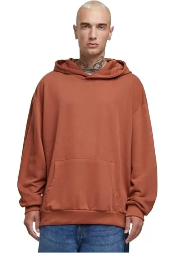 Urban Classics Light Terry Hoody lightrust, L - Kapuzenpullover für Herren, aus weichem und warmem Material, ideal für lässige Outfits und Freizeitaktivitäten mit bequemer Passform und verstellbaren Kordelzügen.
