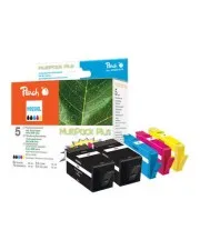 Peach Spar Pack Plus - 5er-Pack XL-Tintenpatronen - Tintenpatronen für HP 920XL - 5 Farben in XL-Kapazität, ideal für hohe Druckvolumen und gestochen scharfe Ausdrucke.