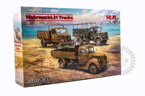 Wehrmacht 3t Trucks (V3000S, KHD S3000, L3000S) / 1:35 - ICM