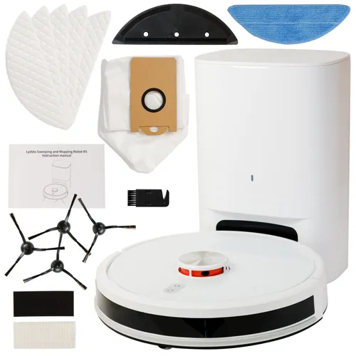 Saugroboter Lydsto R5 Edge Wischfunktion Staubsauger MiHome Randreinigung Mop