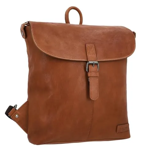 Gusti Kieran Rucksack - Stylischer Lederrucksack für Damen und Herren - Tagesrucksäcke aus hochwertigem, pflanzlich gegerbtem Leder, langlebig und komfortabel für Stadt und Wanderungen. Ideal für alle Essentials!