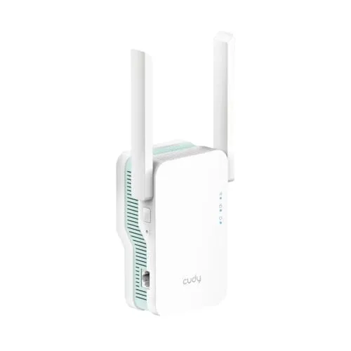 Cudy RE1500 AX1500 WiFi 6 Range Extender Dual Band 2.4G 5G Wireless Booster mit Mesh Support WPS-Taste 10/100Mbps Ethernet Port funktioniert mit jedem Router