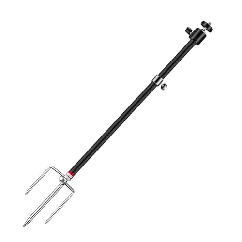 Wildkamera Halterung Stativ Bodenhalterung 3-in-1 aus Edelstahl, 360° verstellbar