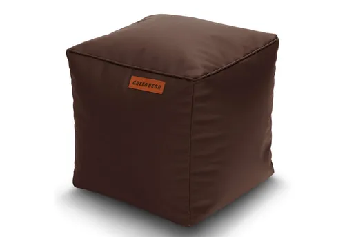 Green Bean Sitzsack-Hocker Dunkelbraun