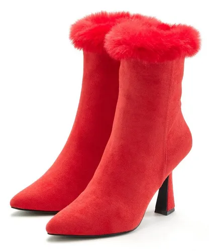 Modische High-Heel-Stiefelette