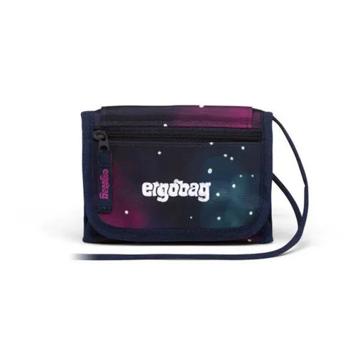 ergobag Super Reflex Neck Pouch Bärlaxy - Brustbeutel für Kinder, sorgt für Sicherheit und Sichtbarkeit, ideal um Busfahrkarte und Bargeld immer griffbereit zu haben.