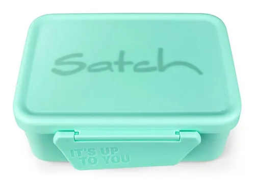 Edelstahl Brotdose Mint - Praktische und stylische Brotdose aus Edelstahl, ideal für Schule und Büro. Mit einer kompakten Größe von 17,1 x 14,15 cm.