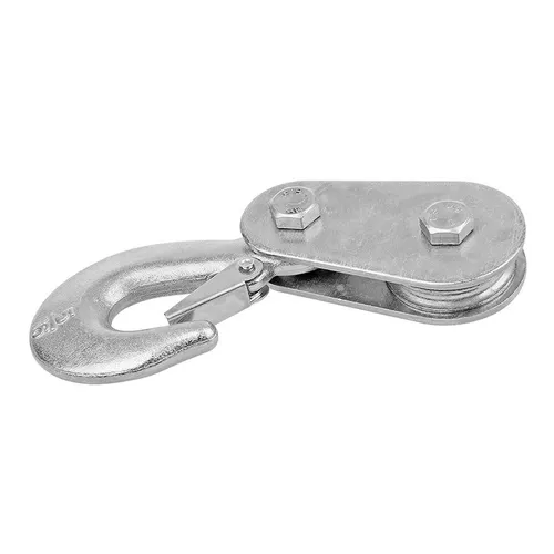 Umlenkrolle mit Haken für elektrische Seilwinde