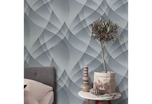 Erismann Vliestapete Grafik Linien Silber Metallic 10374-29 Fashion for Walls 4