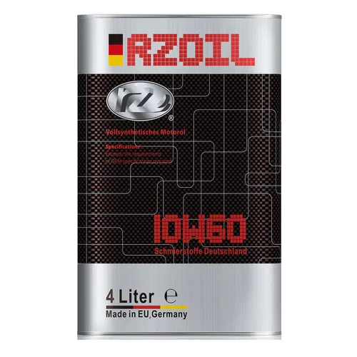 RZOIL 10W60 Motoröl | Vollsynthetisch | Rennöl | RZ OIL TCM Technologie