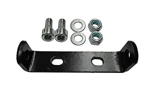 TIYO Befestigungs Adapter für Gepäckträger Befestigung an Pletscherplatte schwarz