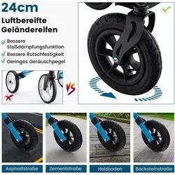 Faltbarer Rollator mit Sitz – Leicht und stabil bis 160 kg