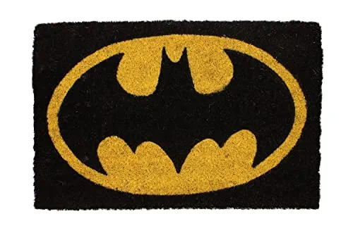 SD TOYS Filz Logo Batman DC Comics - Fußmatte mit hochwertigem Filzmaterial, robust und langlebig, ideal für Batman-Fans und als stylische Dekoration im Eingangsbereich.