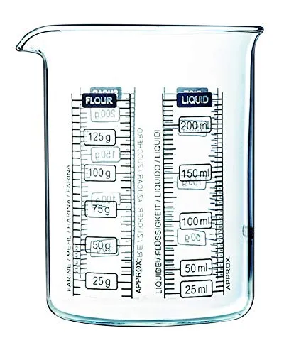 Messbecher 250ml Pyrex Glas