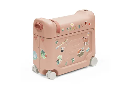 JetKids BedBox 4 Rollen Kindertrolley 39 cm in pink von Stokke
