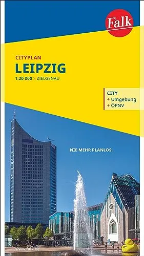 Falk Cityplan Leipzig 1:18.000