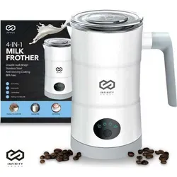 Brixy 4 in 1 Elektrischer Milchaufschäumer