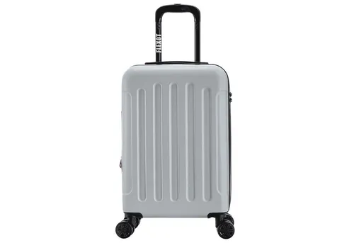 Flexot Hartschalen-Trolley F-3045 (Gr. M) – Robuster Handgepäck Koffer mit 4 Rollen - Koffer aus kratzfestem ABS mit erweiterbarem Volumen von 40 l auf 48 l. Ideal für Reisen, ausgestattet mit einem Zahlenschloss und 360° Doppelrollen für müheloses Manövrieren.