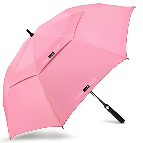 ZOMAKE Regenschirm Groß Sturmfest XXL in pink von ZOMAKE