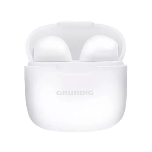 Grundig Bluetooth Kopfhörer – In Ear Earbuds 200 mAh – Ohrhörer mit 3 Stunden Wiedergabezeit – Kabellose Kopfhörer für freihändiges Telefonieren – inkl. Ladeetui USB-C-Ladekabel
