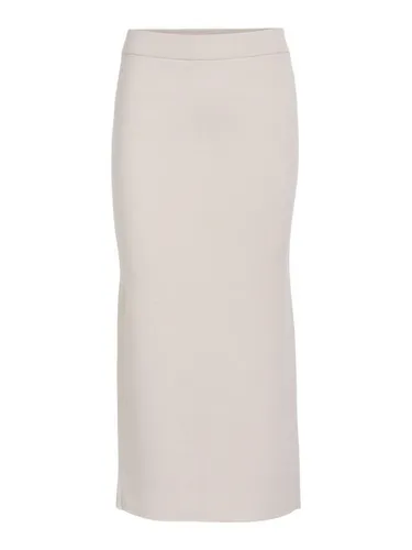 Object Bleistiftrock REYNARD (1-tlg) - Eleganter 3/4-langer Bleistiftrock in Beige, aus nachhaltigem Viskose-Mix gefertigt, ideal für stilvolle Bürolooks.