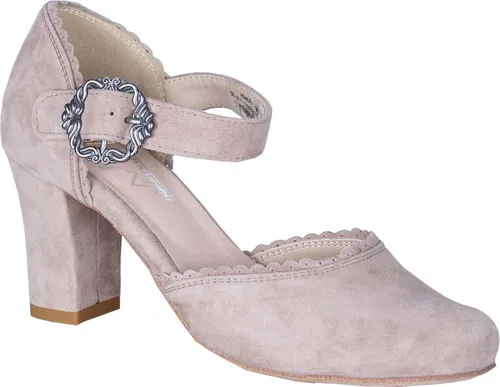 Andrea Conti Damen 3005715 Pumps, Beige Taupe 066, 41 EU - Damen-Pumps aus hochwertigem Leder mit offenem Mittelfußbereich, bieten perfekten Halt und eleganten Look für besondere Anlässe.