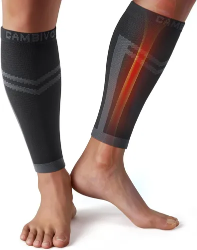 CAMBIVO Wadenbandage x2, Waden Kompression, Kompressionsstrümpfe Herren Damen,