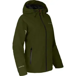 Bergson Regenjacke HELLI Damen Regenjacke, Netzfutter, 12000 mm Wassersäule, Kurzgrößen, dunke grün kurz | 25