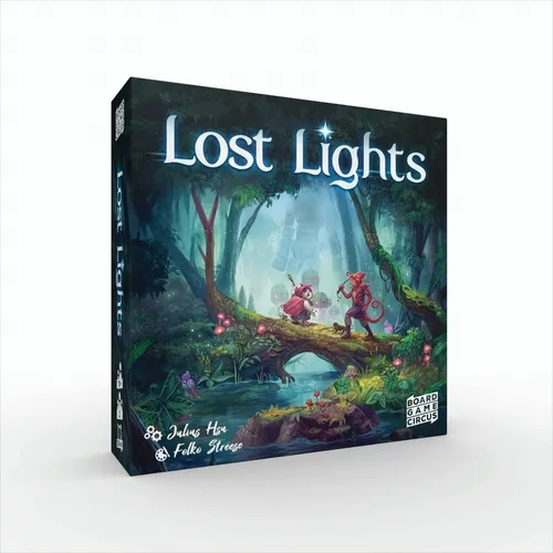 Board Game Circus Lost Lights - Fesselndes Gesellschaftsspiel - Gesellschaftsspiel mit unschlagbarem Design und erstaunlichen Details, perfekt für gesellige Abende mit Freunden und Familie.