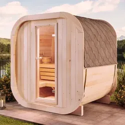 FinnTherm Fasssauna ScandiCube Mini XS