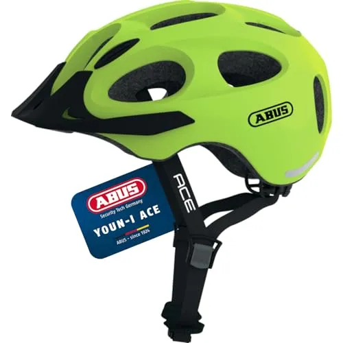 ABUS Youn-I ACE Helm signal yellow S (48-54 cm) in gelb von ABUS