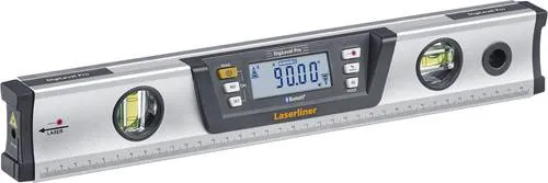Laserliner DigiLevel Pro 40 - Digitale Wasserwaage mit Magnet 400mm - Präzise digitale Wasserwaage für exakte Neigungsmessungen, Bluetooth-fähig und spritzwassergeschützt (IP 54) für vielseitige Einsatzmöglichkeiten.